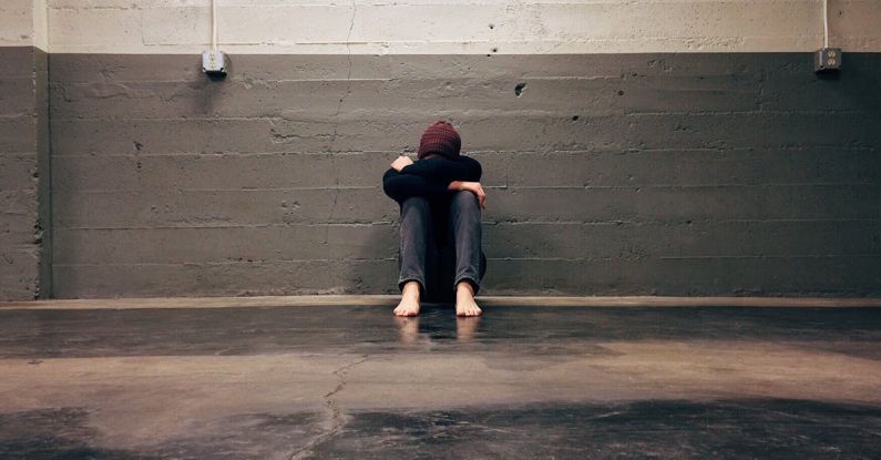 Anxiety - Person Leaning on Wall