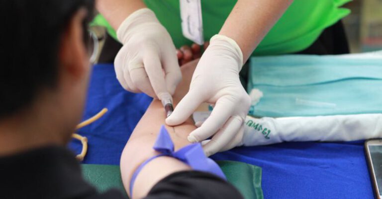 Treatment - Person Getting His Blood Check