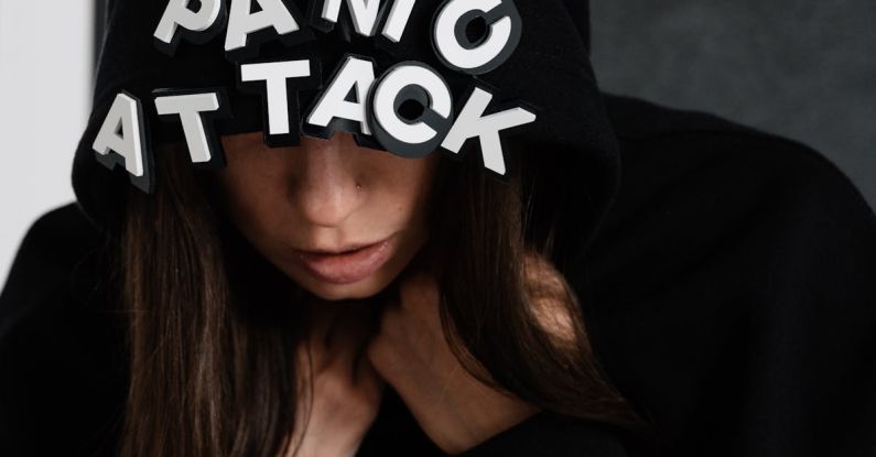 Panic Attacks - Woman Wearing A Black Hoodie